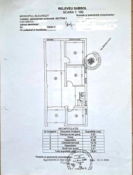 Piata Muncii -Calea Calarasilor,vila 12 camere,suprafata 370mp,curte 150mp